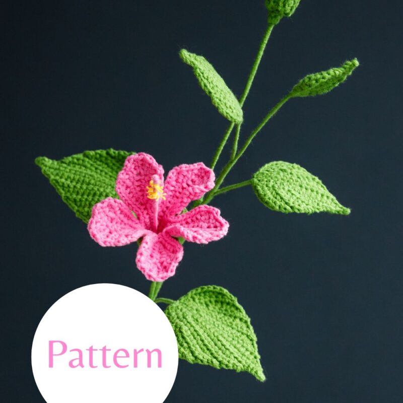 Chinese Hibiscus pdf pattern