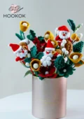 HOOKOK Hug Bucket – Gold Christmas Theme Hug Bucket