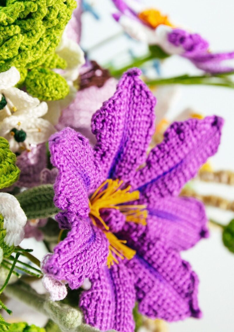 Dreamy Purple Micro Crochet Bouquet Dreamy Purple Micro Crochet Bouquet