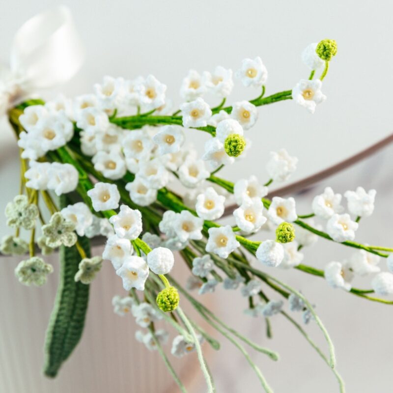 lily of valley wedding bouquet